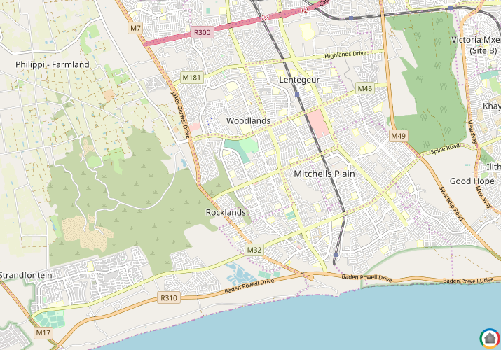 Map location of Westridge CP